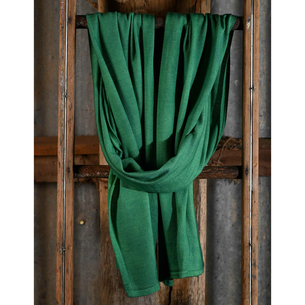 Emerald Green Classic Merino wool Scarf
