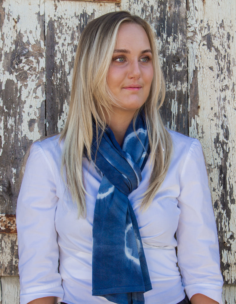 Forest Green River Pebbles Scarf