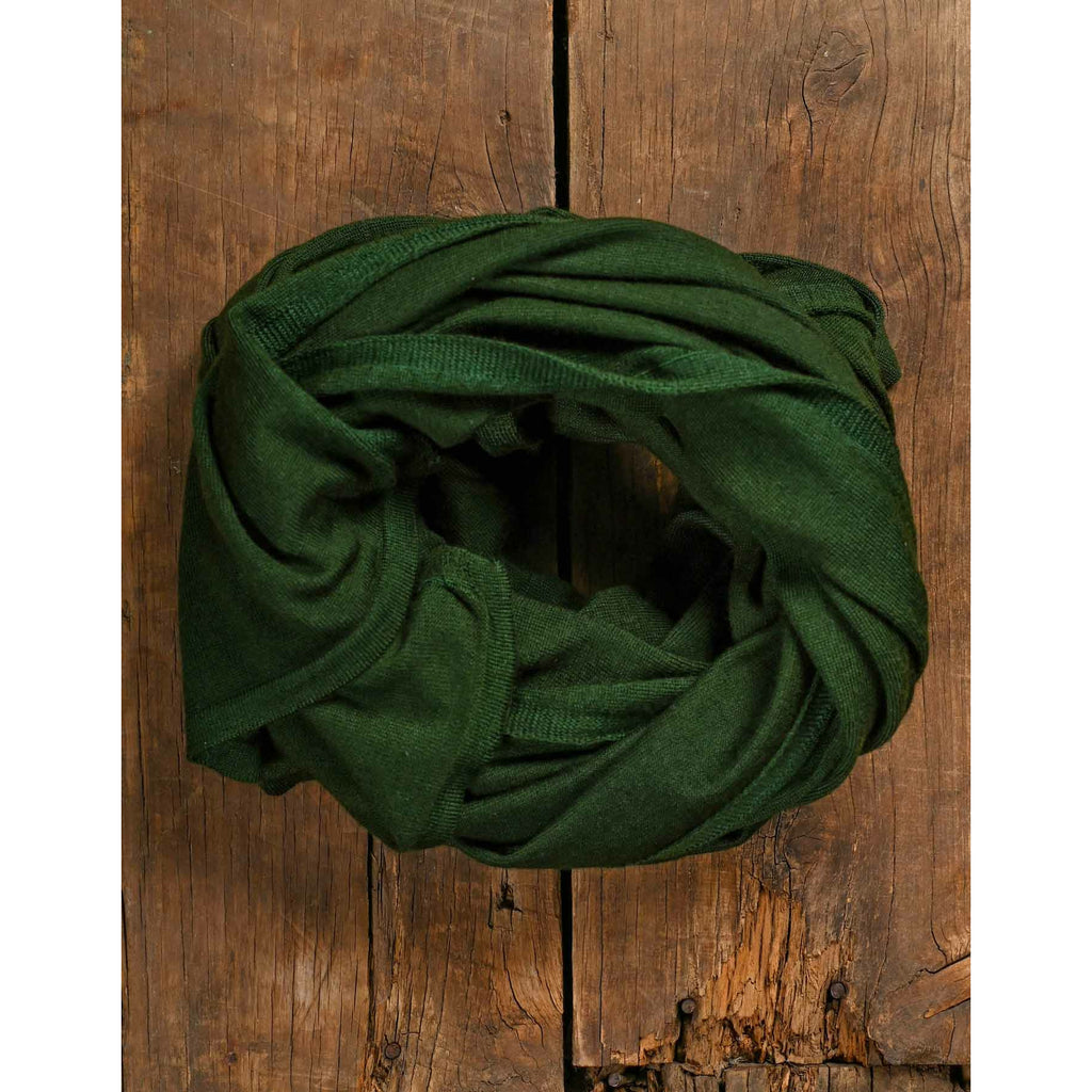 Forest Green Classic Merino Wool Scarf