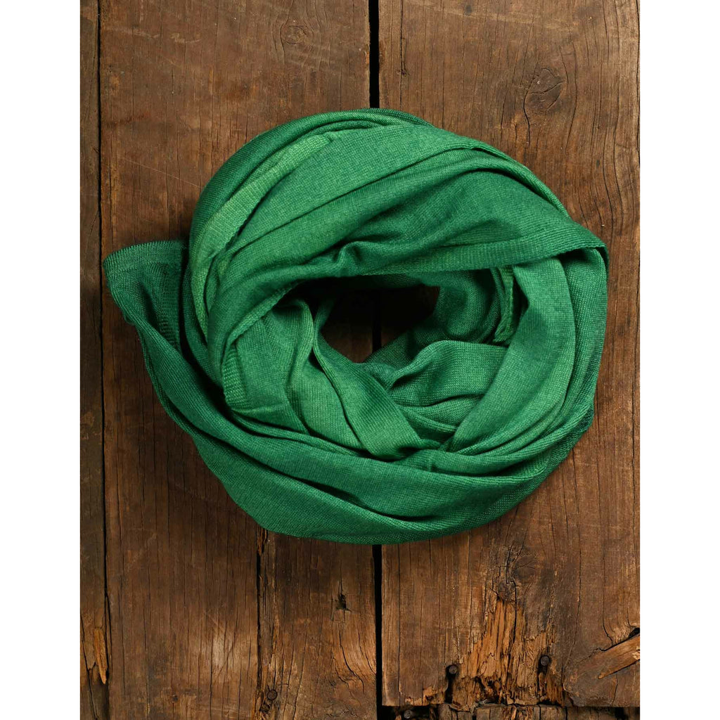 Emerald Green Classic Merino wool Scarf
