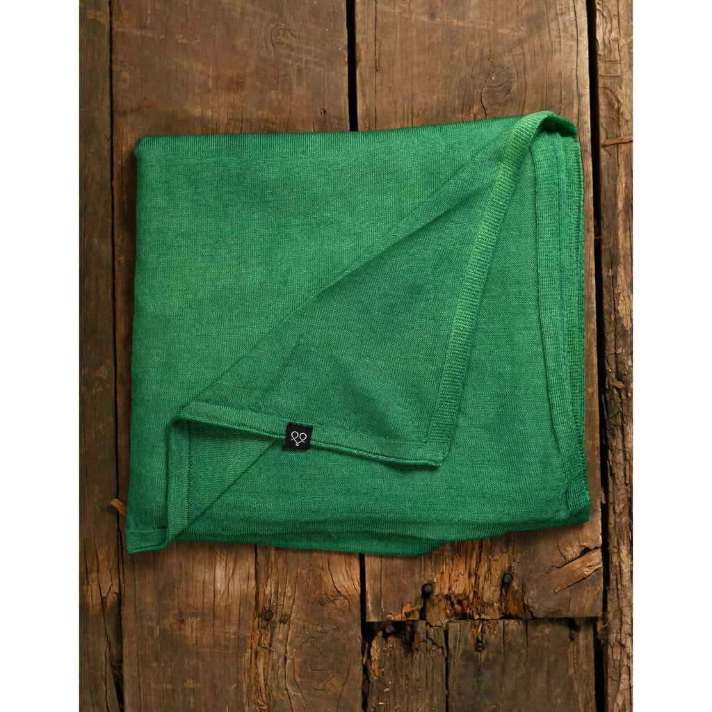 Emerald Green Classic Merino wool Scarf