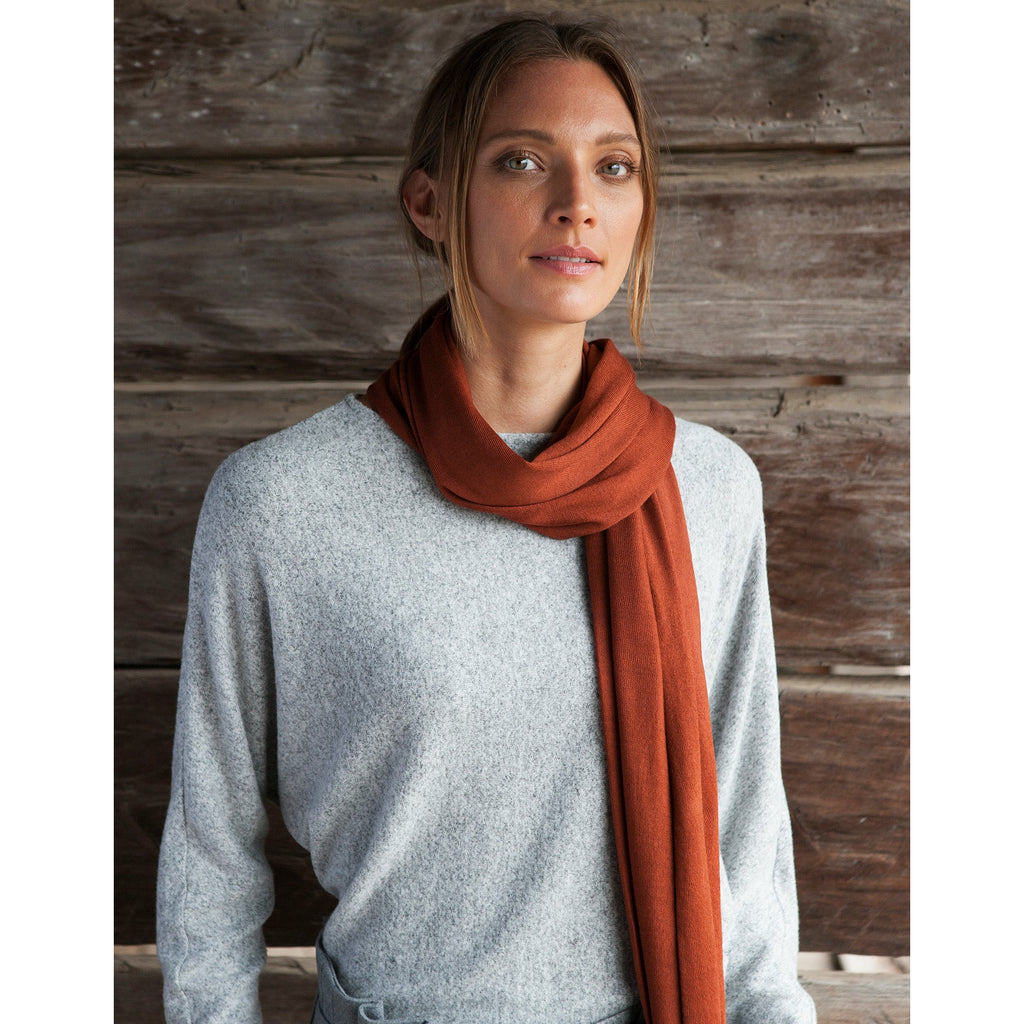 Burnt Orange Classic Scarf