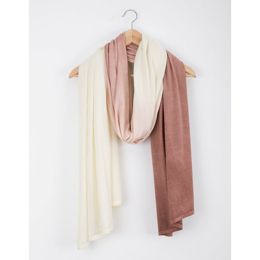 Champagne/Natural Ombre Scarf